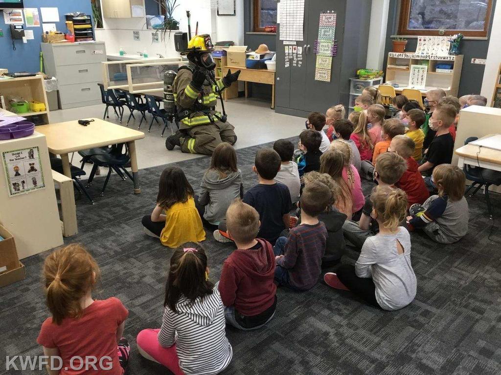 3/23 Kids Fire Safety and Awareness Class at Mercy One: Thanks to Dan White